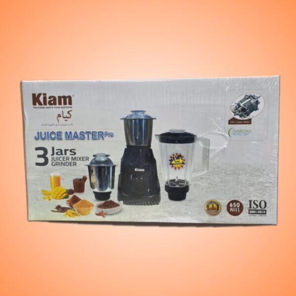 Kiam Mixer Blender & Grinder 3-in-1 – 600W